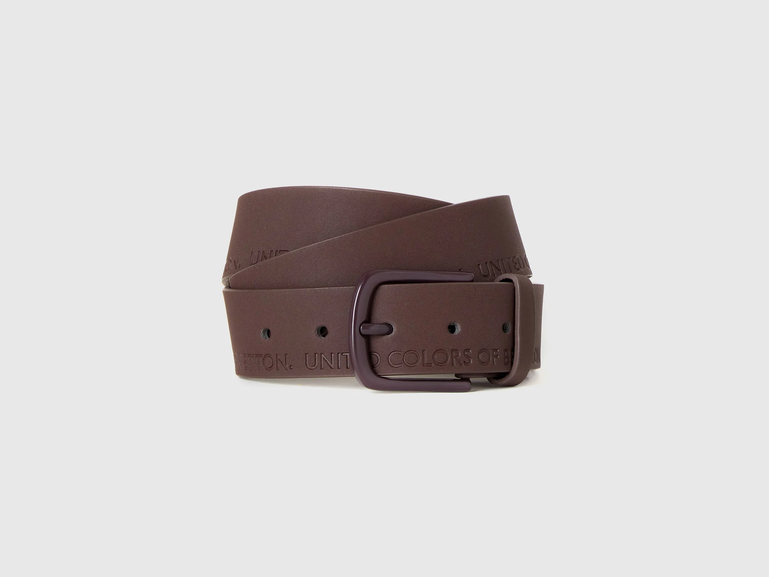 Mens Belt With Embossed Logo
