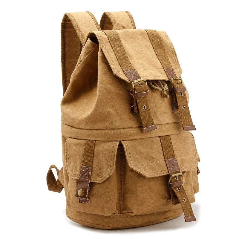 Military Style Canvas DSLR Camera Backpack