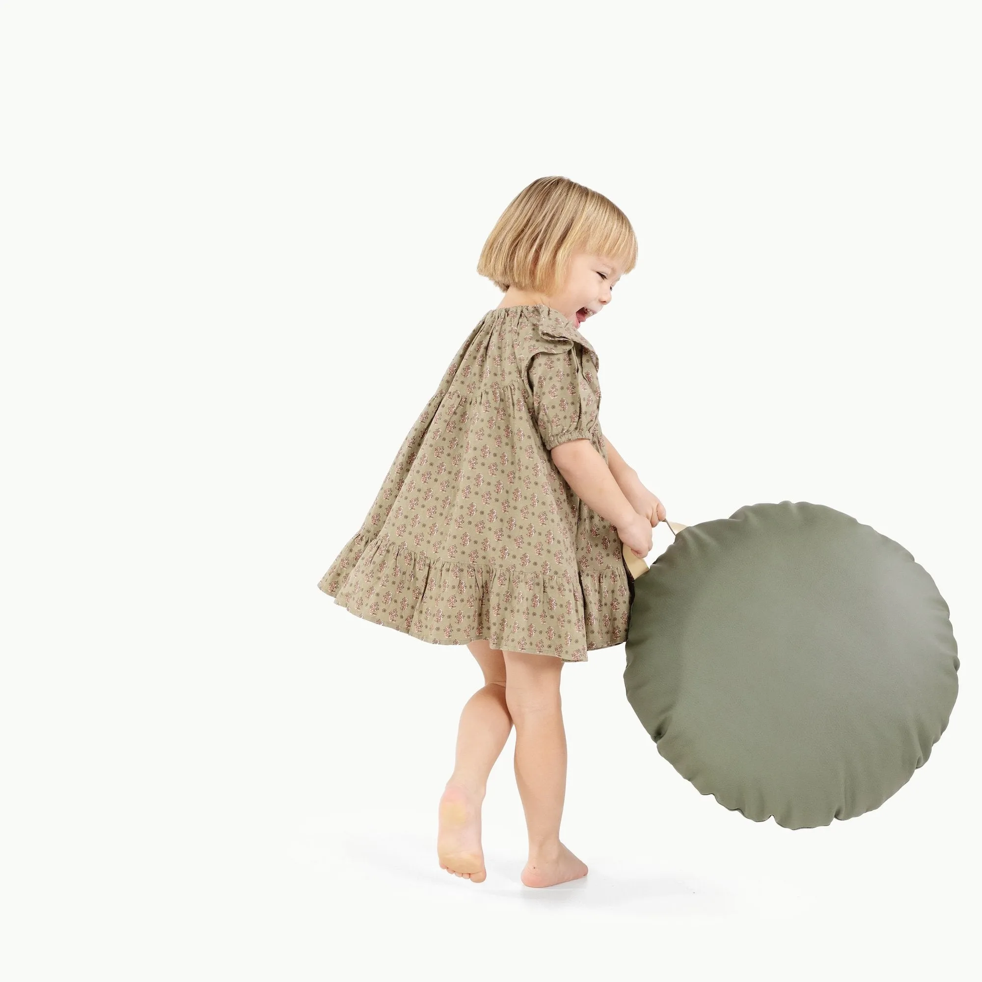 Mini Floor Cushion - Thyme Circle