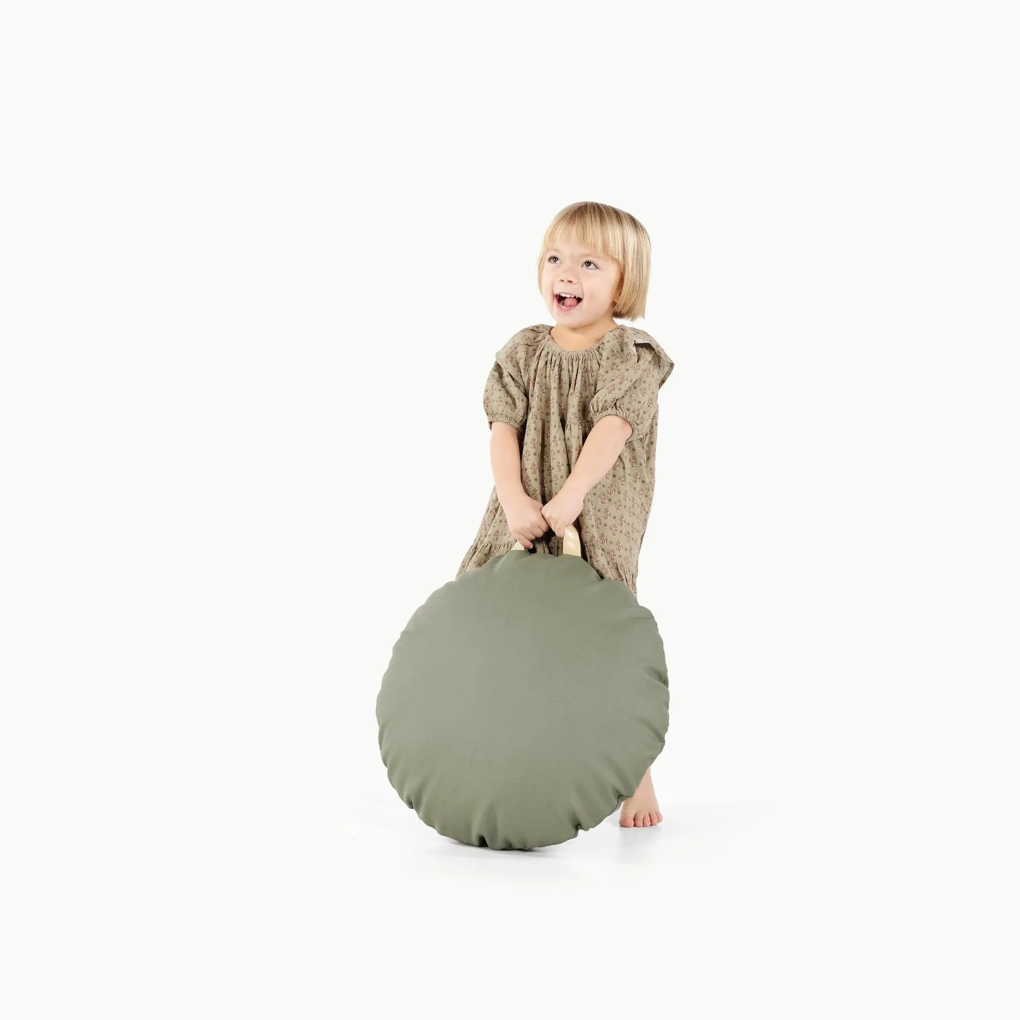 Mini Floor Cushion - Thyme Circle