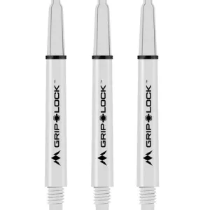 Mission GripLock Shafts | Dart Stems | White | Medium