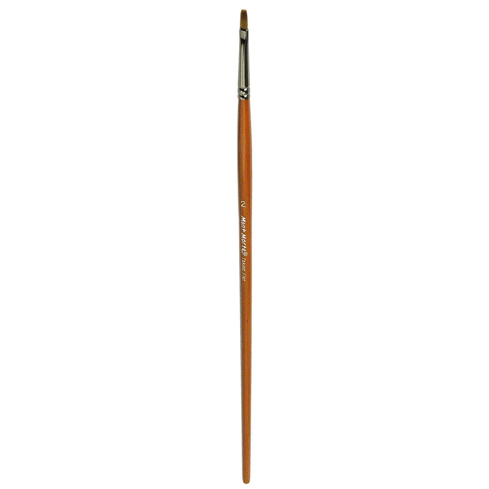 MONT MARTE Artist Brush Taklon Fla - Long 2