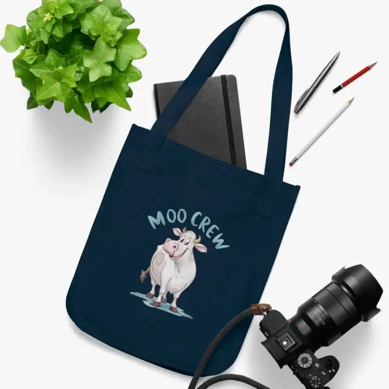 Moo Crew Tote Bag Eco Chic Canvas Tote