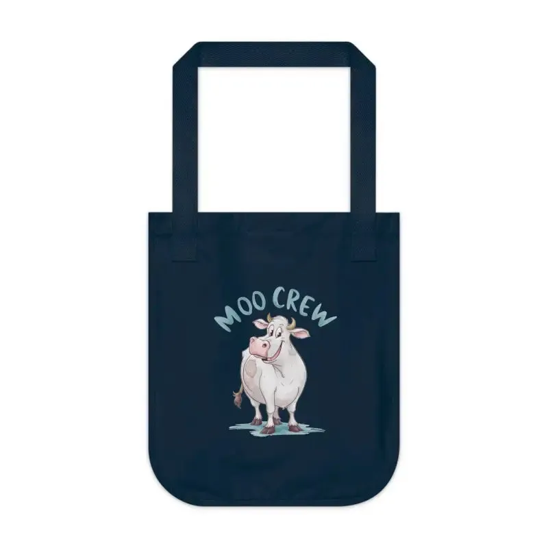 Moo Crew Tote Bag Eco Chic Canvas Tote
