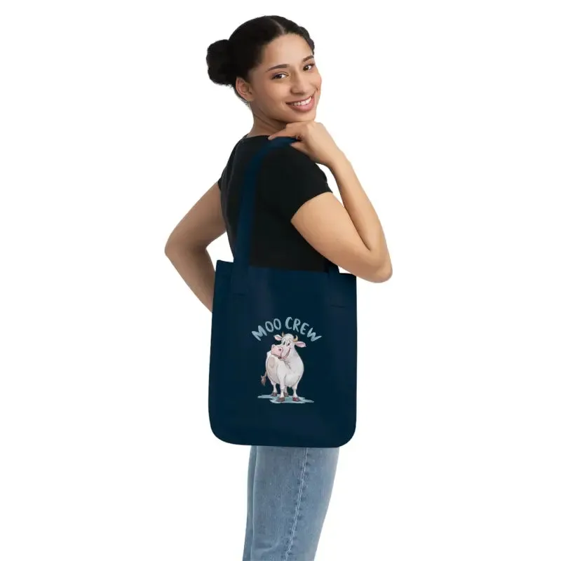 Moo Crew Tote Bag Eco Chic Canvas Tote