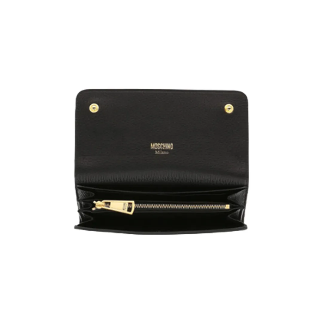 MOSCHINO LOGO LEATHER WALLET