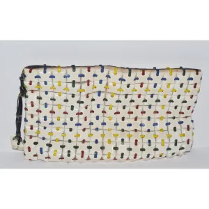Mult-Colored Plasticflex Clutch Purse - 1940's