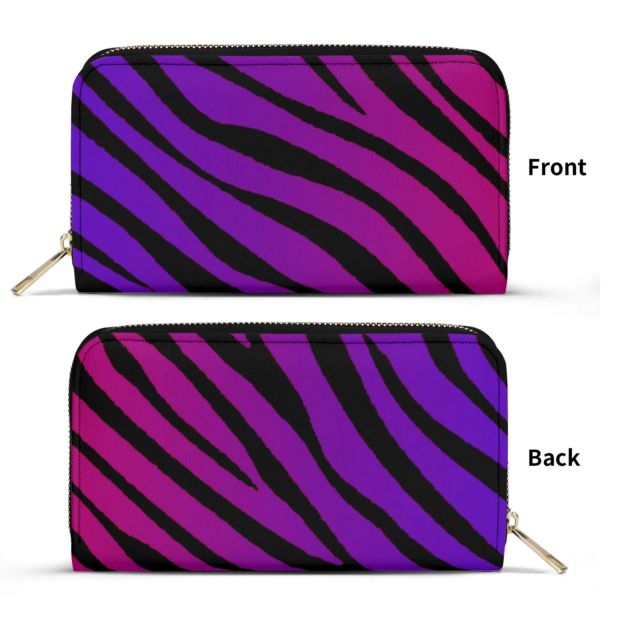 Multicolored Tiger Print PU Leather Wallet