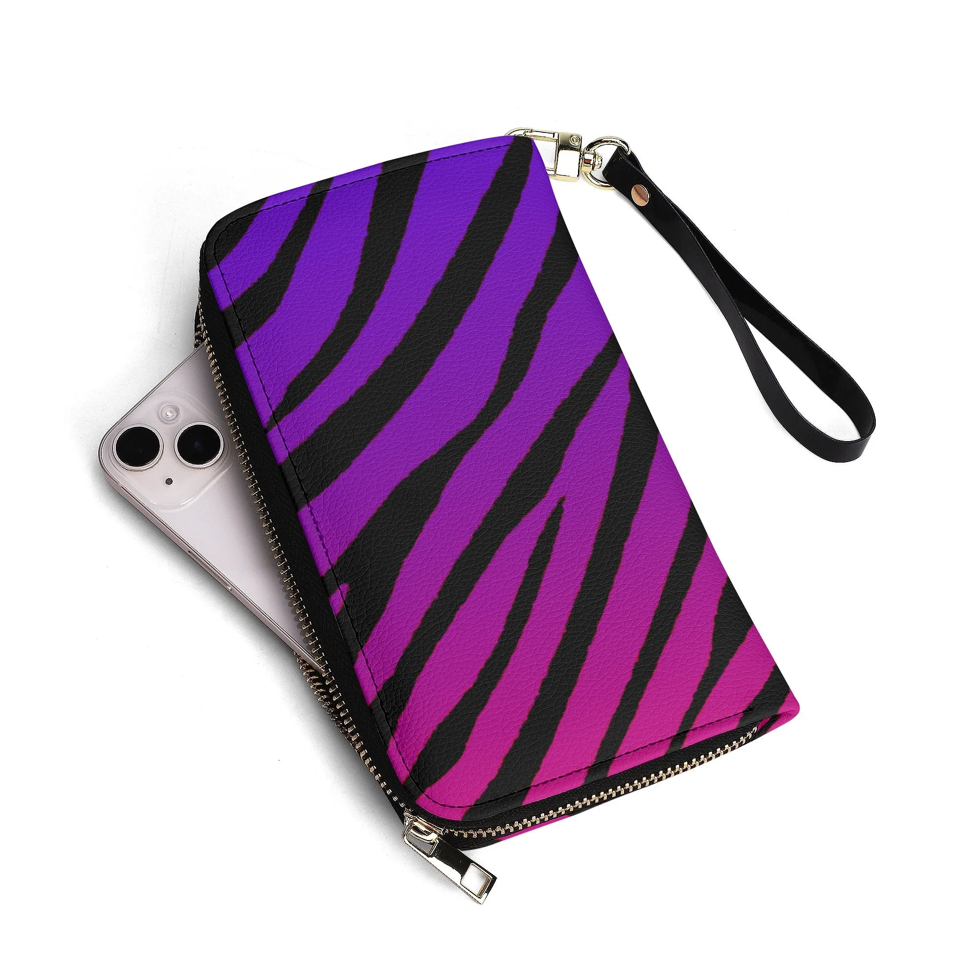 Multicolored Tiger Print PU Leather Wallet