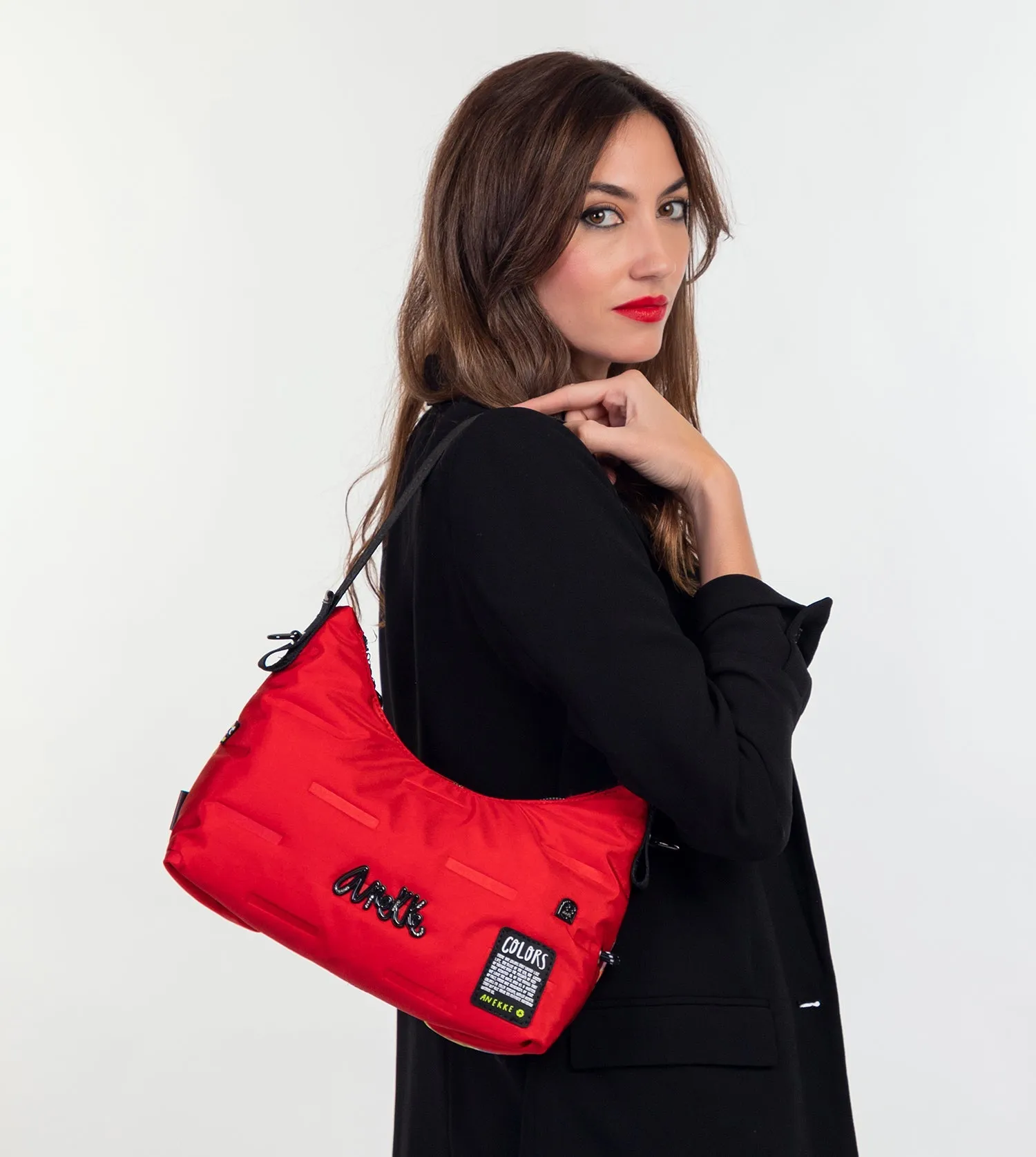 Nature Colors red hobo bag