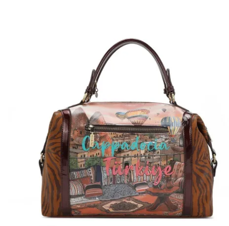 NICOLE LEE HEAVEN ON EARTH WIDE SATCHEL