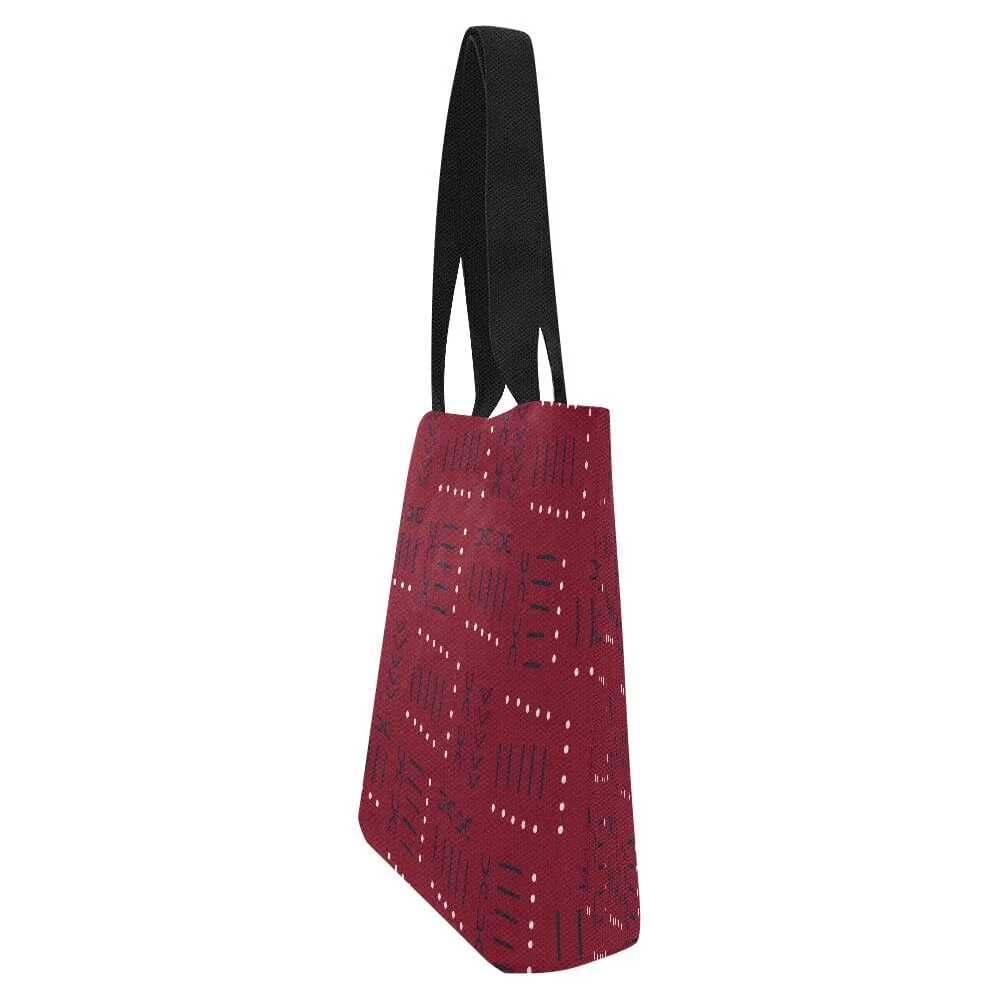 Non Disposable Grocery Bags Set, Crimson