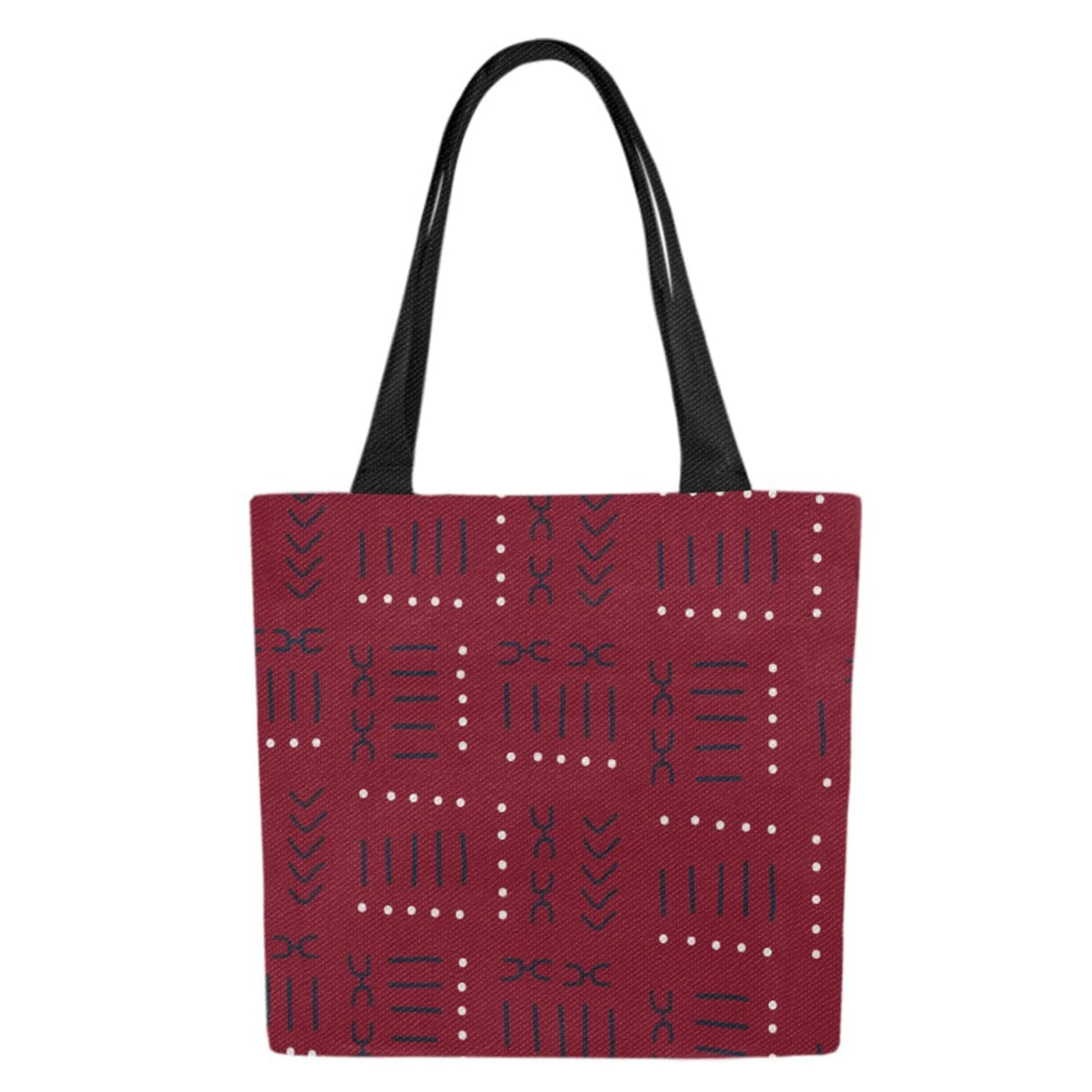 Non Disposable Grocery Bags Set, Crimson