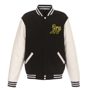 Oakland A's Reversible Varsity Jacket