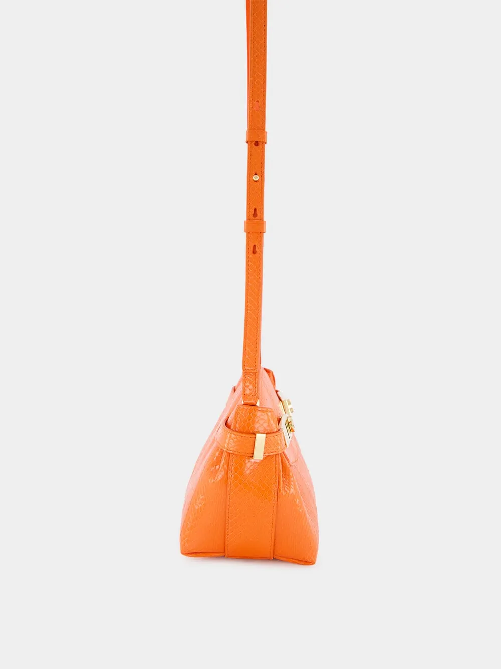 Orange Ayers Leather Hug Pouch