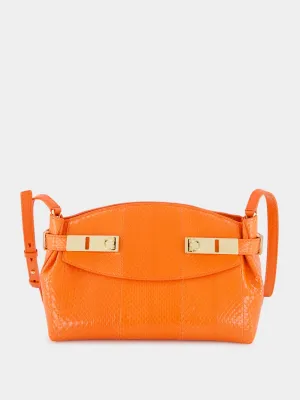 Orange Ayers Leather Hug Pouch