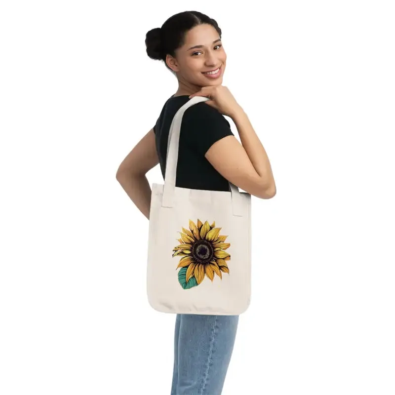 Organic Canvas Tote Bag for Nature Lovers