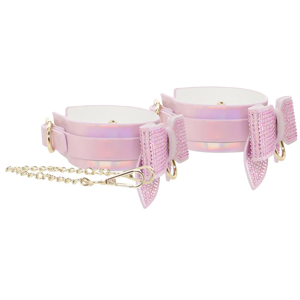 Ouch! Paris Collection Leg Cuffs in Pink