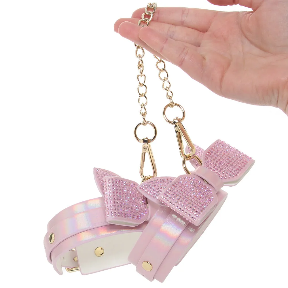Ouch! Paris Collection Leg Cuffs in Pink