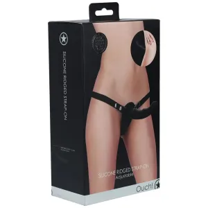 OUCH! Silicone Ridged Strap-On -