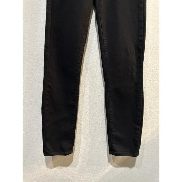Paige Verdugo Crop 26W Black Overdye Denim Jeans