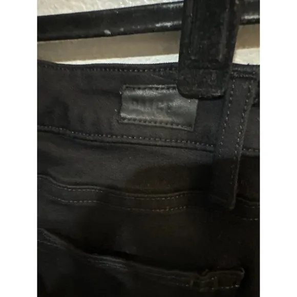 Paige Verdugo Crop 26W Black Overdye Denim Jeans