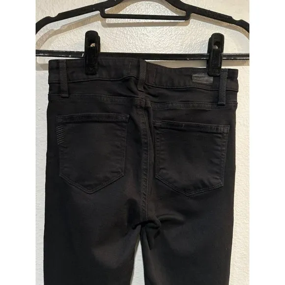 Paige Verdugo Crop 26W Black Overdye Denim Jeans