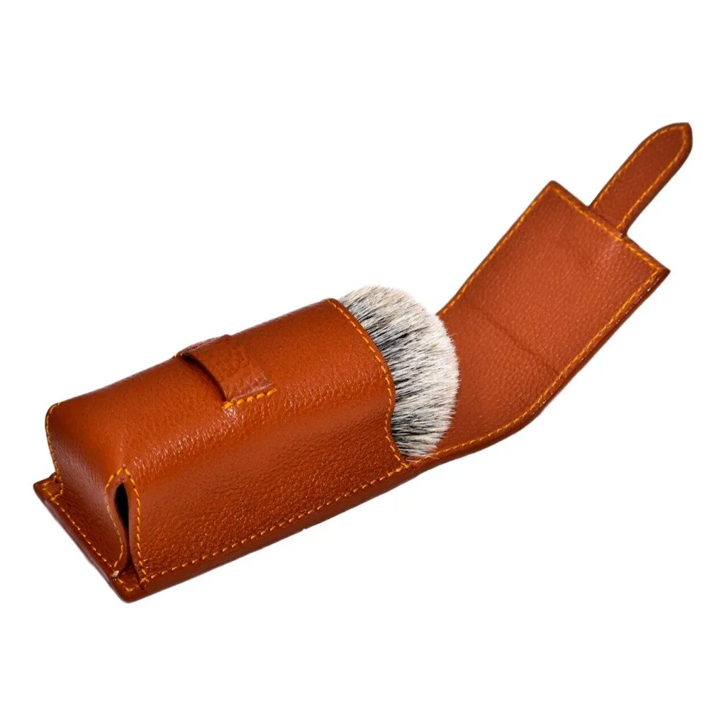 Parker Leather Shaving Brush Case LPBR