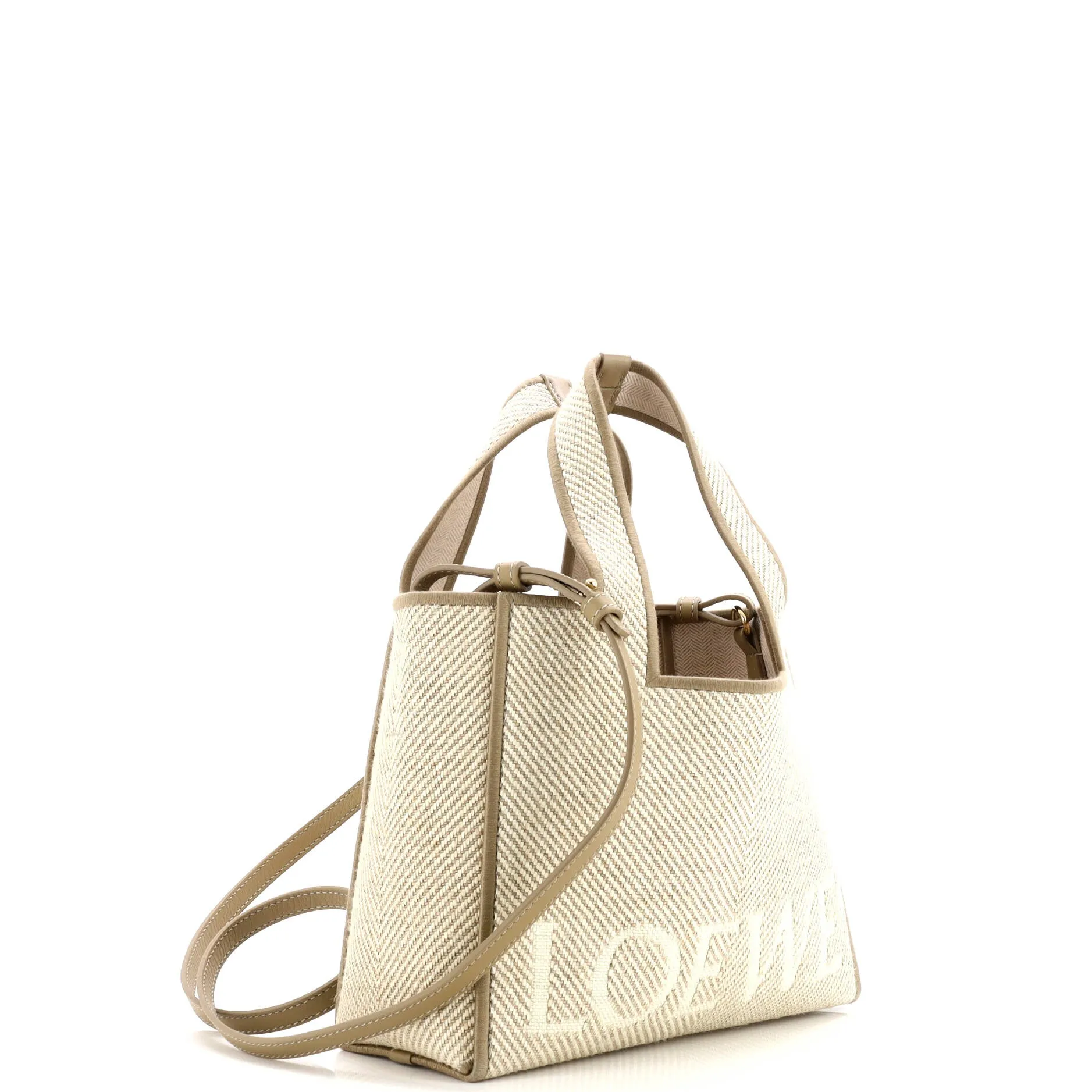 Paula's Ibiza Logo Convertible Tote Canvas Small