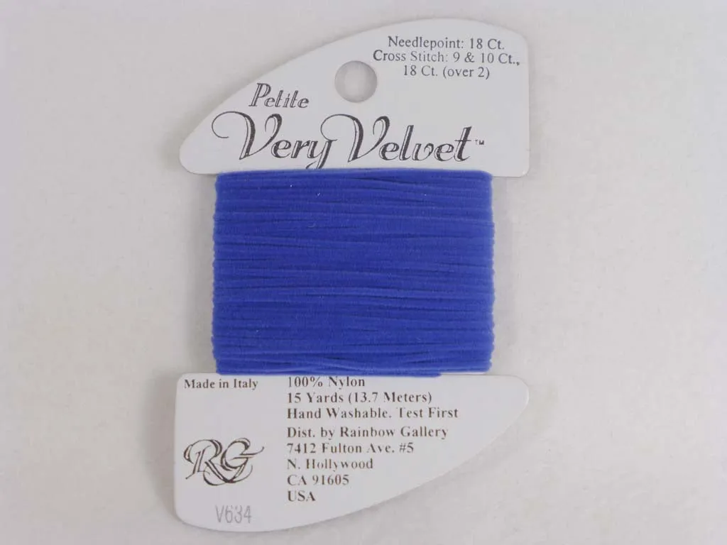 Petite Very Velvet V634 Brite Blue