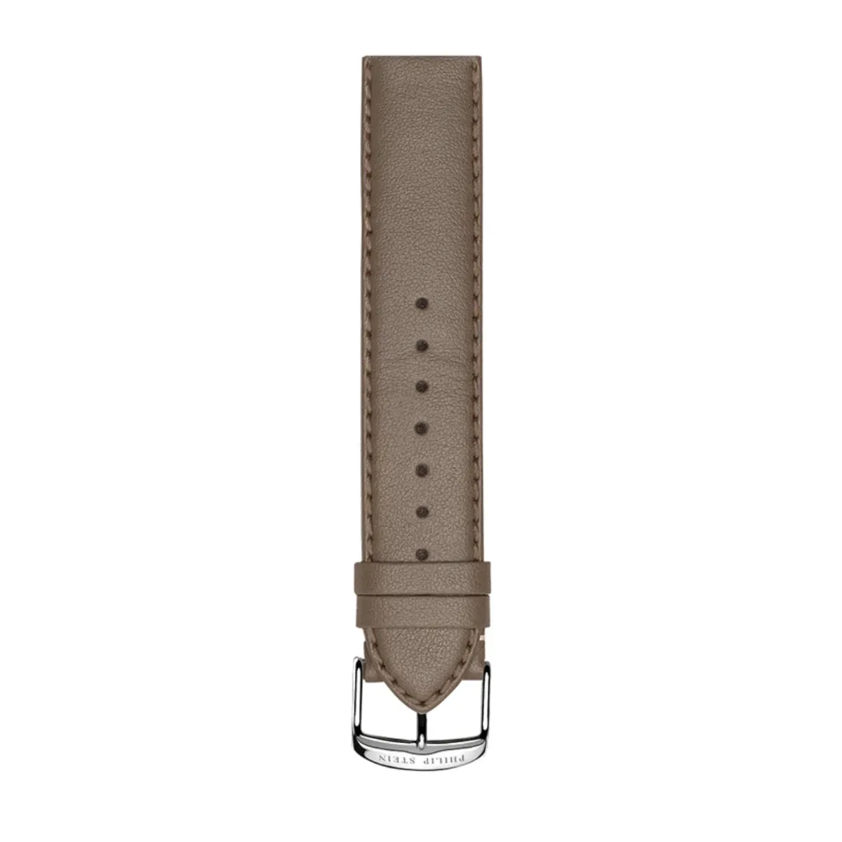 PHILIP STEIN Signature Taupe Apple-peel Strap Size 2