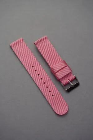 Pink Nylon Strap For Pink MoonSwatch