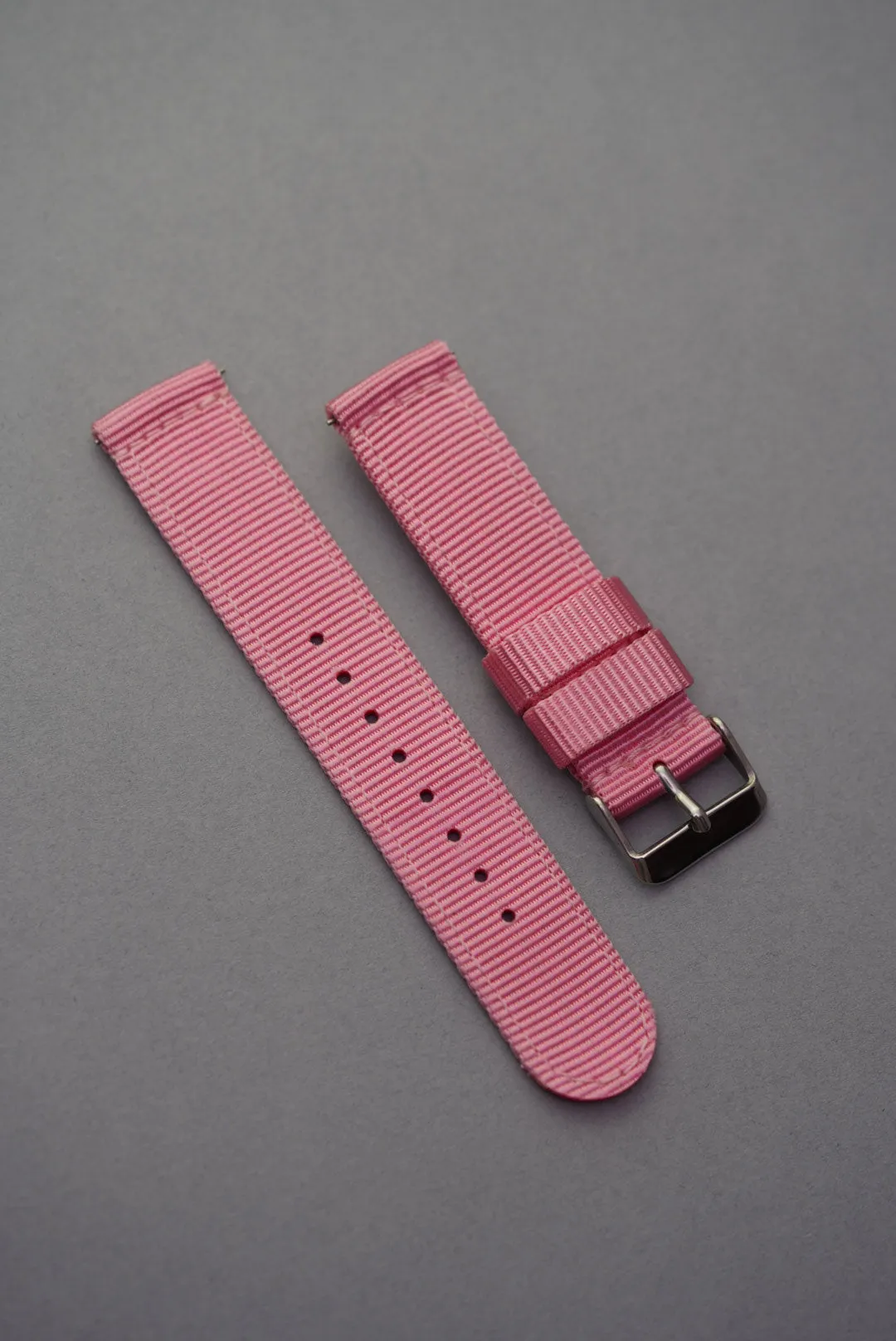 Pink Nylon Strap For Pink MoonSwatch