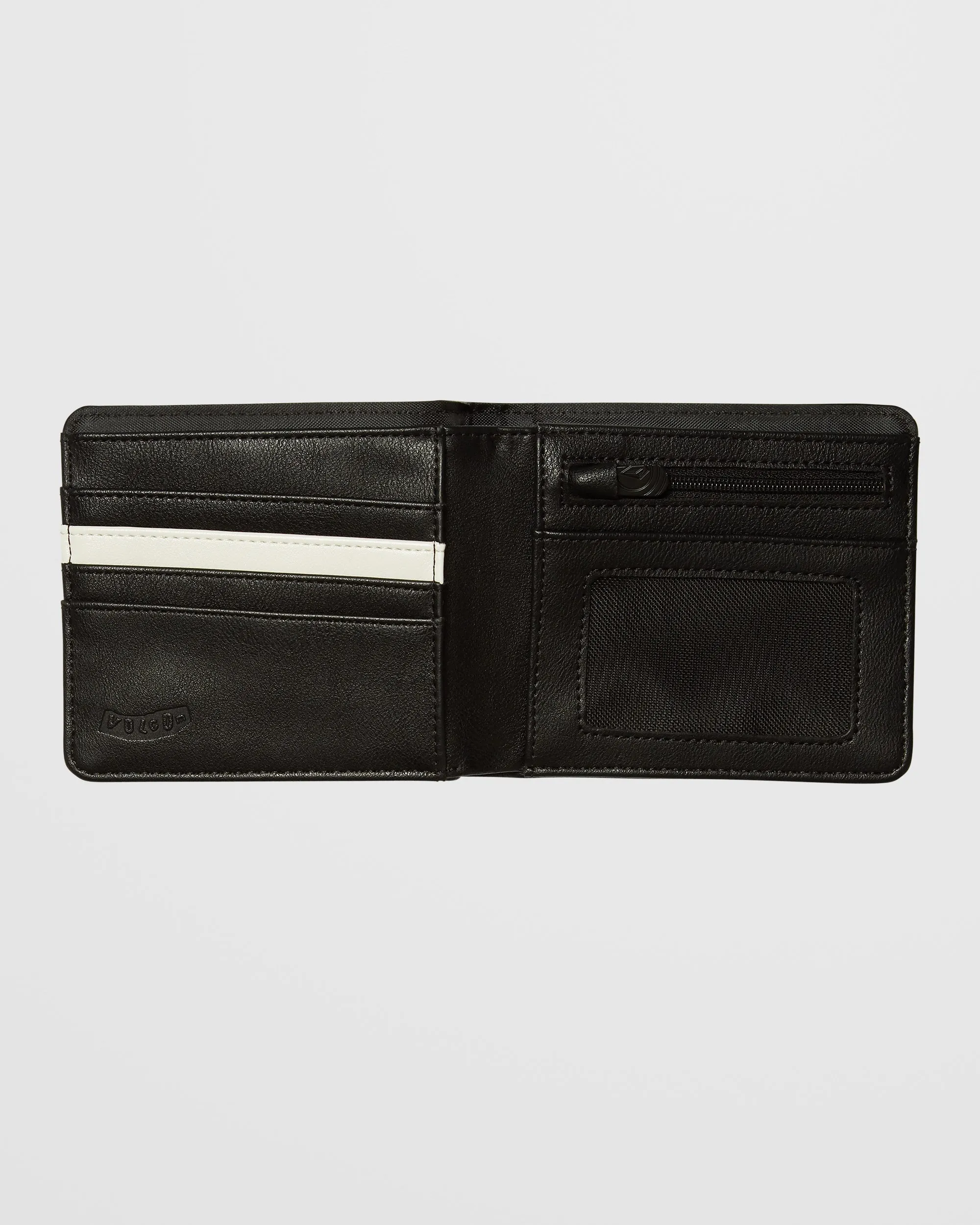 Portefeuille Slim Stone L - BLACK