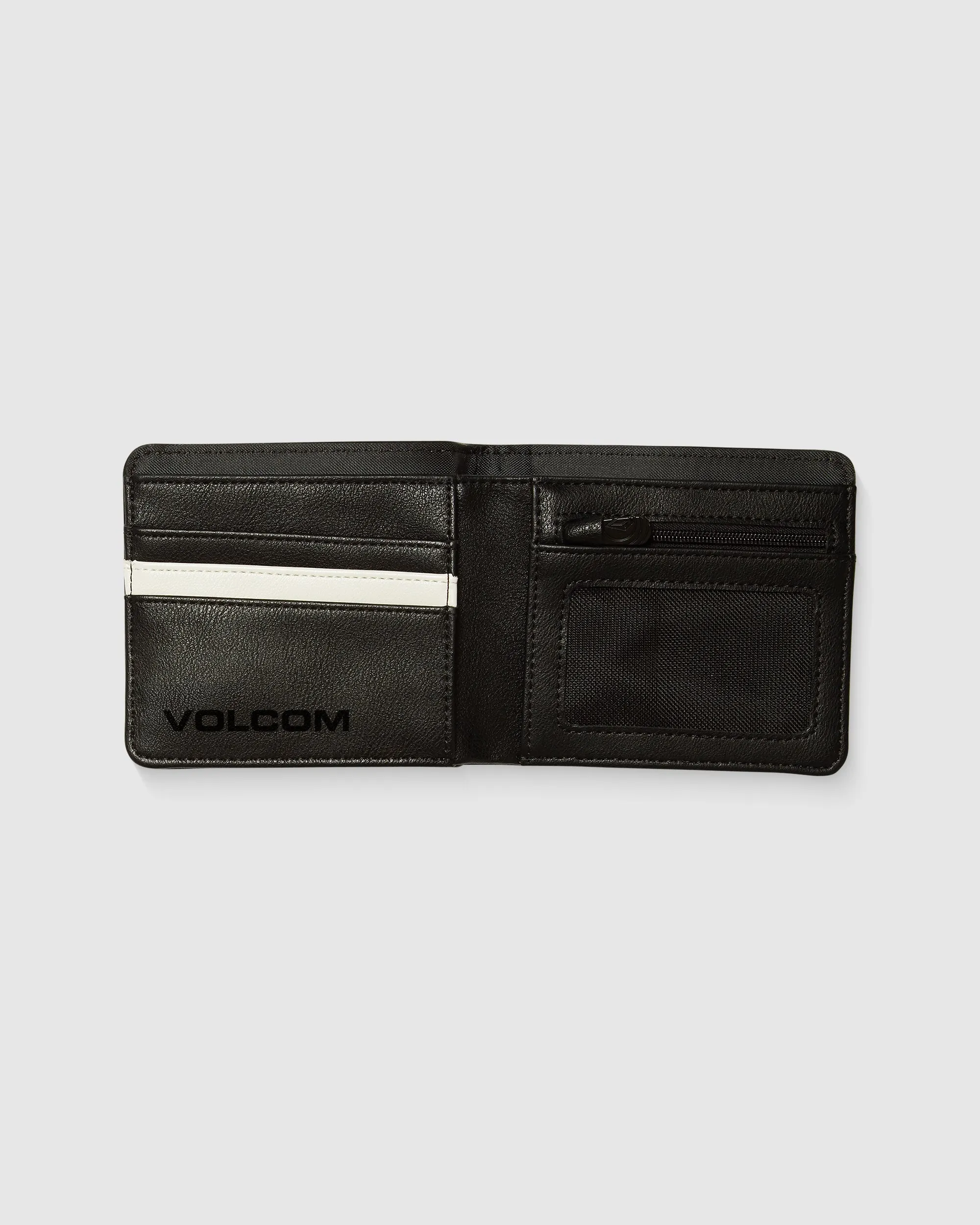 Portefeuille Slim Stone Small - BLACK