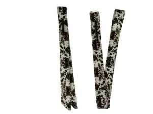 Premium Quality Cow Print Nylon tie strap and Off Billet set