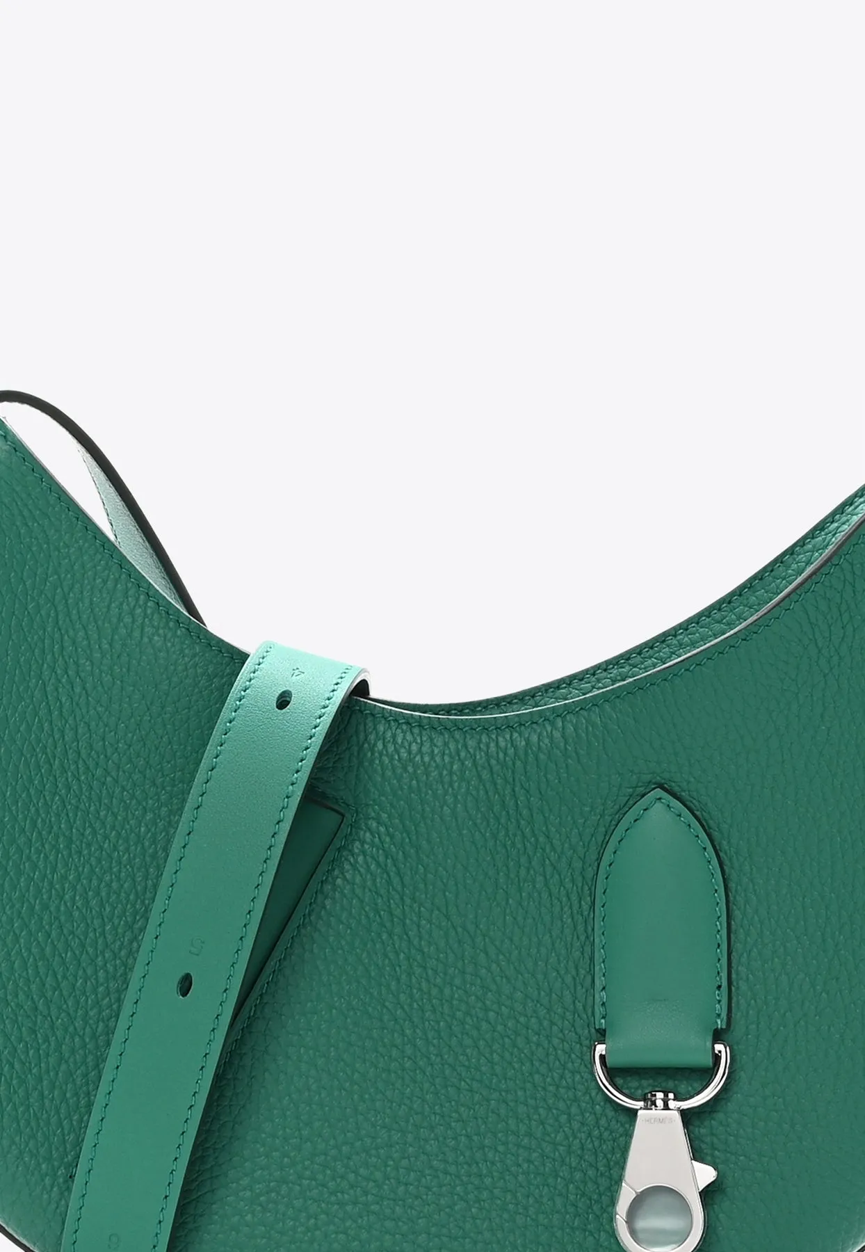 P'tit Arcon in Vert Vertigo Togo and Swift Leather with Palladium Hardware