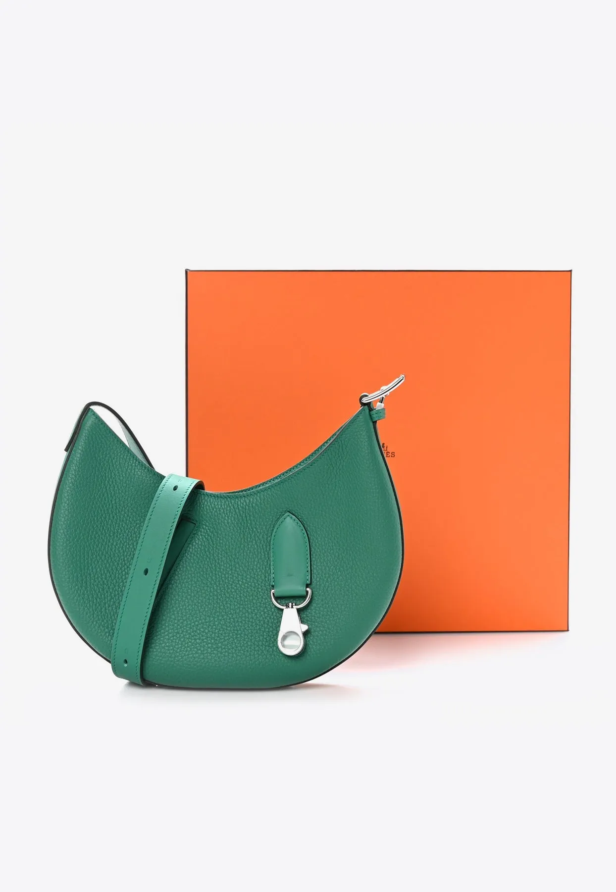 P'tit Arcon in Vert Vertigo Togo and Swift Leather with Palladium Hardware