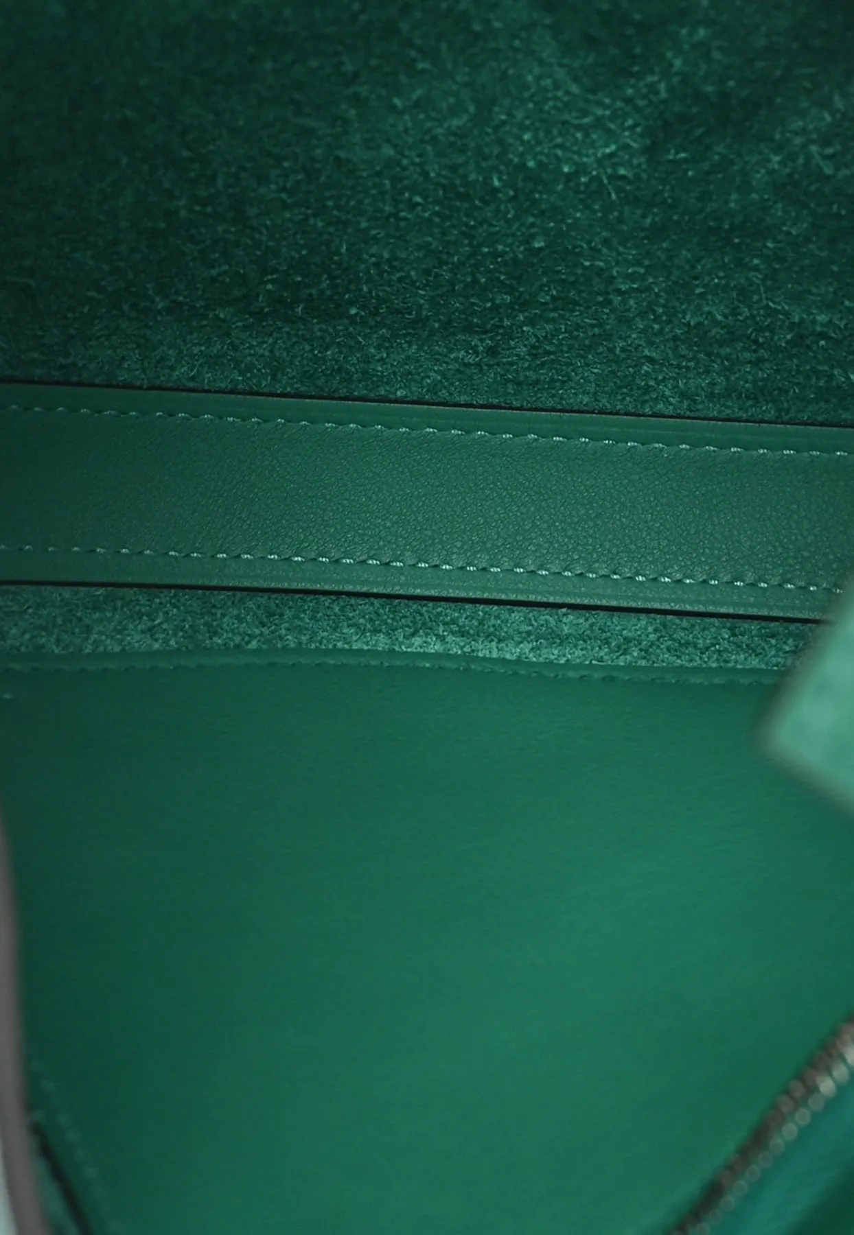 P'tit Arcon in Vert Vertigo Togo and Swift Leather with Palladium Hardware