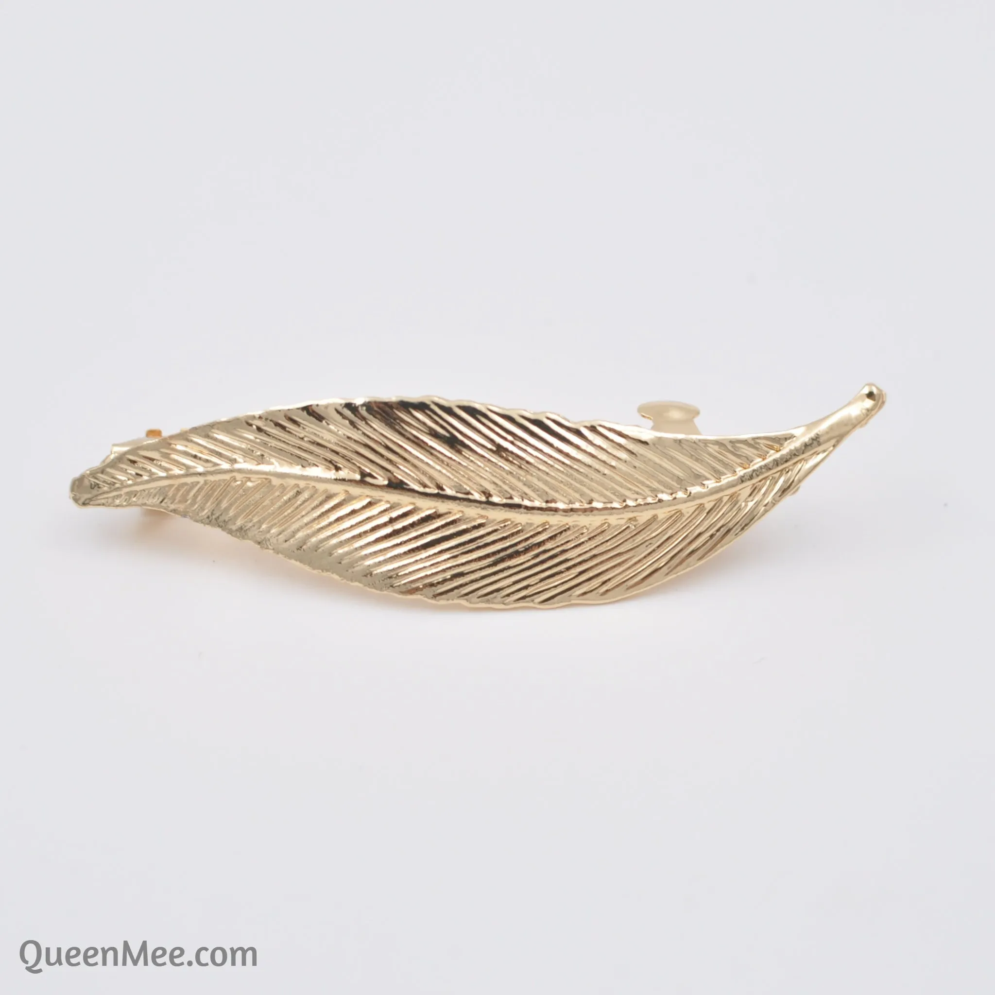 QueenMee Leaf Hair Clip in Gold or Silver