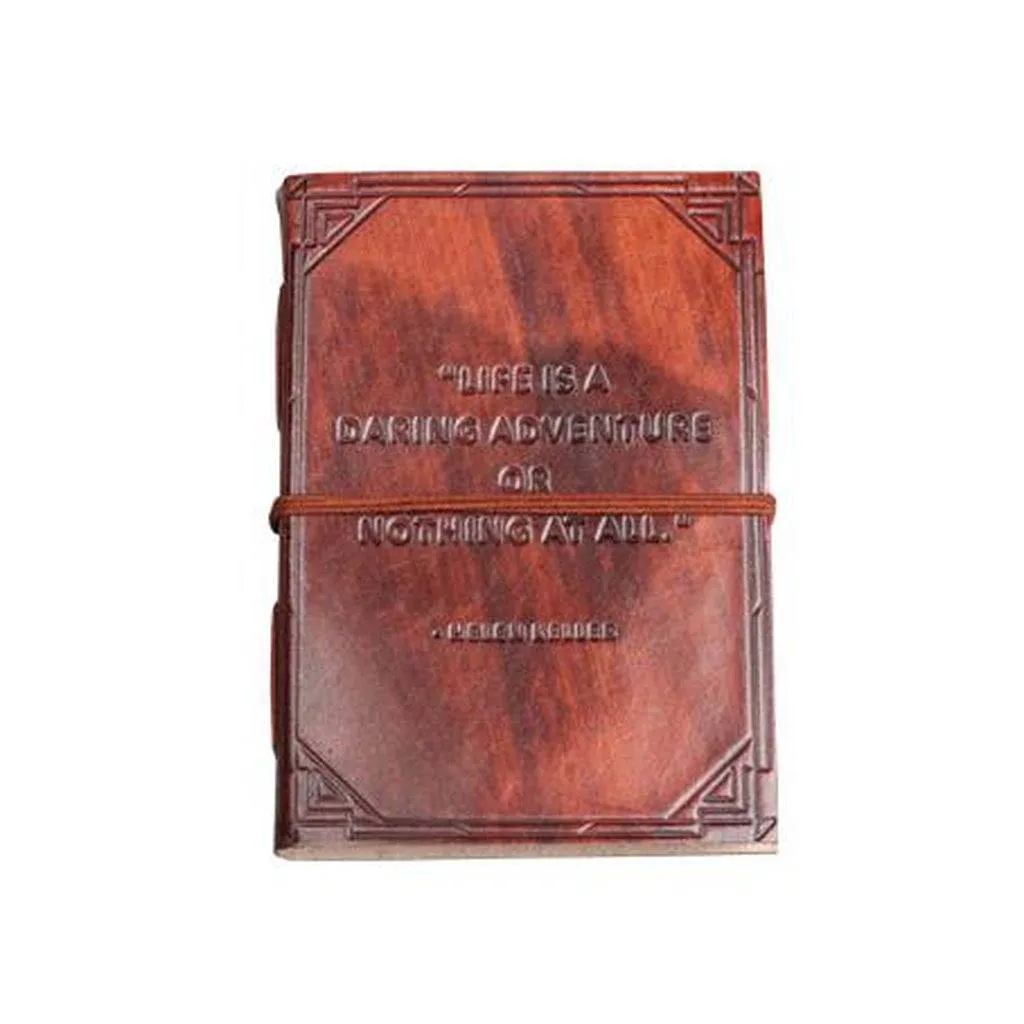 "A Daring Adventure" Handmade Leather Journal