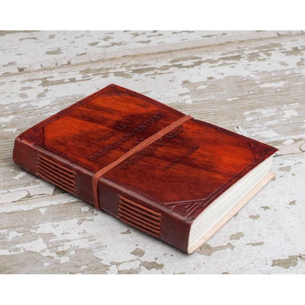 "A Daring Adventure" Handmade Leather Journal