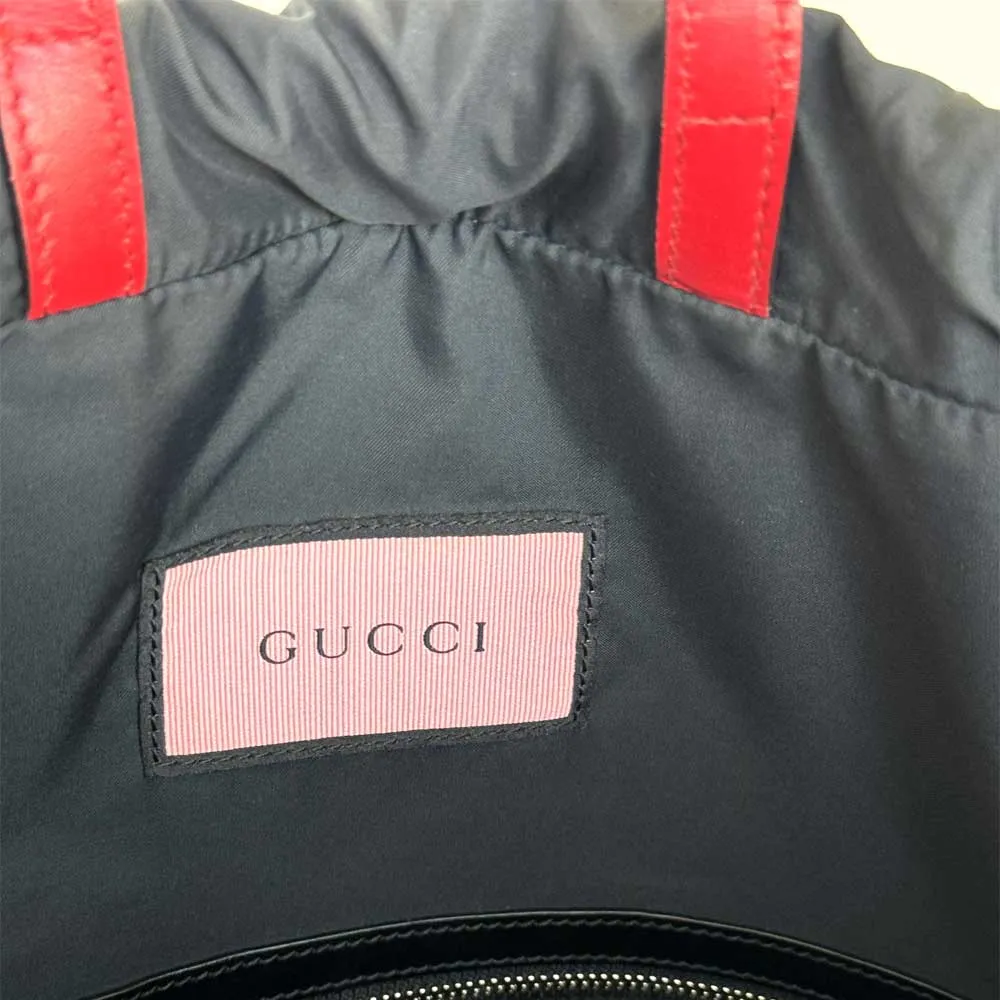 Red Ghost Drawstring Backpack