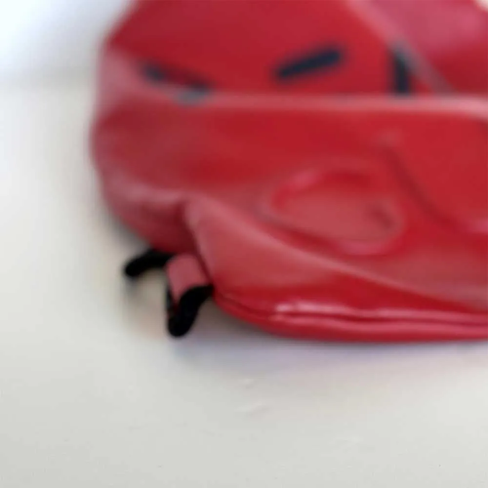 Red Ghost Drawstring Backpack