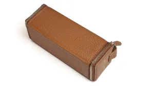 RHOMBUS PRISM CASE-Saddle Tan / Ivory