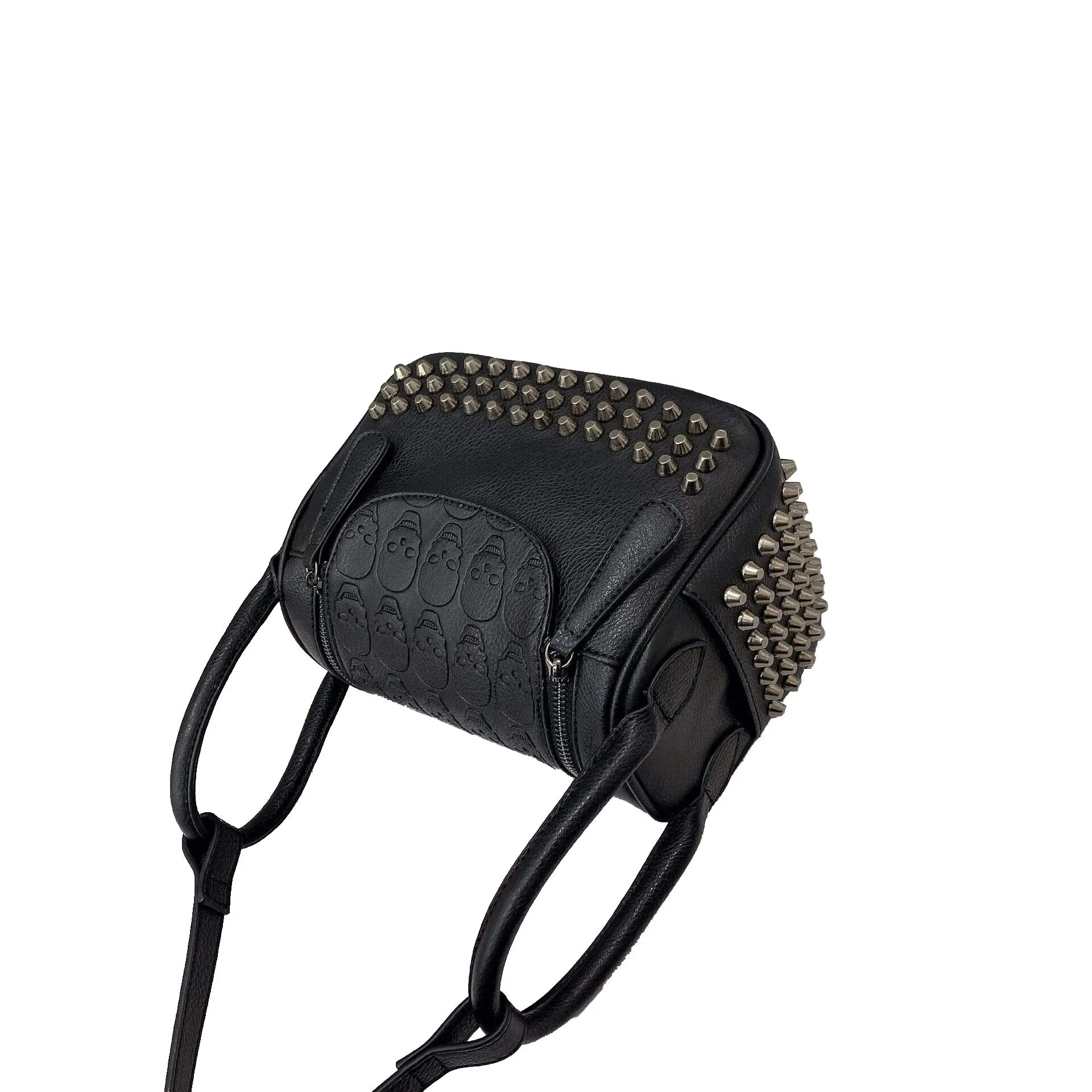 Ro Rox Griffin Studded Skull Gothic Faux Leather Bag
