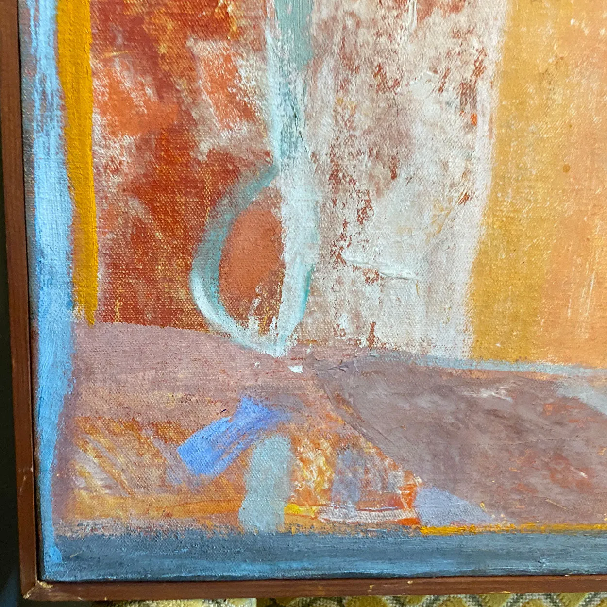 ROBERT NATKIN Oil Painting on Canvas, Interior