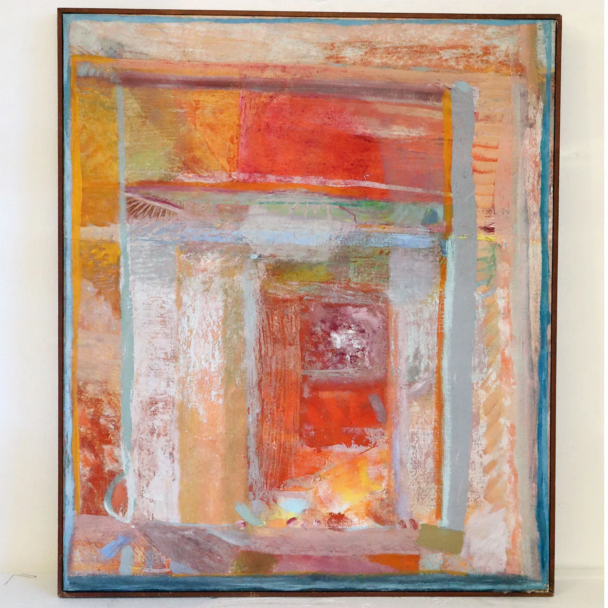 ROBERT NATKIN Oil Painting on Canvas, Interior