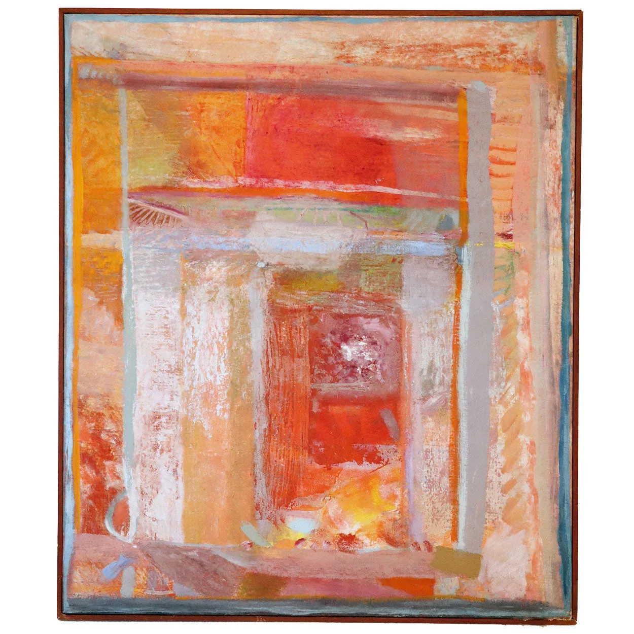 ROBERT NATKIN Oil Painting on Canvas, Interior