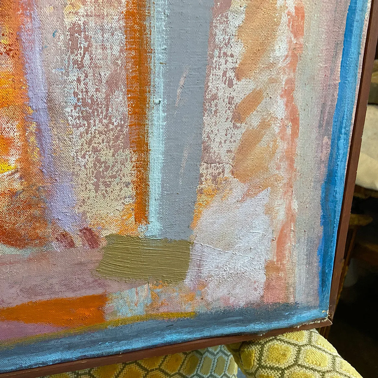 ROBERT NATKIN Oil Painting on Canvas, Interior